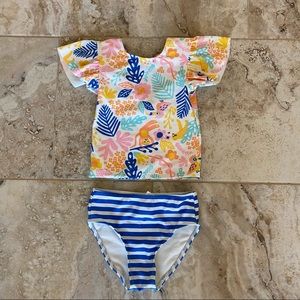 Harper Canyon Toddler two piece swim suit.